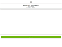 Tablet Screenshot of miamibeachbeijingcafe.com